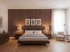 La Brescia Crocodile Vinyl | Phillipe Romano - bedroom room setting