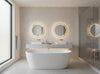 La Brescia Crocodile Vinyl | Phillipe Romano - bathroom room setting