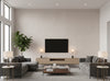 La Brescia Crocodile Vinyl | Phillipe Romano - living room room setting