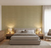 La Gregaria Grasscloth | Phillipe Romano - bedroom room setting