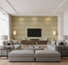 La Gregaria Grasscloth | Phillipe Romano - living room room setting