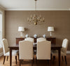 La Halelua Grasscloth | Phillipe Romano - dining room room setting