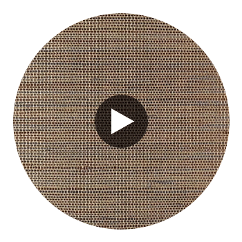 La Halelua Grasscloth | Phillipe Romano Circular Swatch | DW