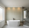 La Halelua Grasscloth | Phillipe Romano - bathroom room setting