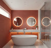 La Libra Grasscloth | Phillipe Romano - bathroom room setting