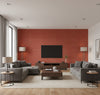 La Libra Grasscloth | Phillipe Romano - living room room setting