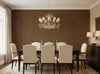 La Spezia Gauze Wallcovering - dining room room setting