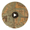 Labasa Gold Bamboo Over Stone | Hollywood Wallcoverings Circular Swatch | Hollywood Wallcoverings
