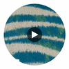 Labasa Marine Zebra | Hollywood Wallcoverings Circular Swatch | Hollywood Wallcoverings