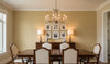 Lahana Classic Grasscloth | Phillipe Romano - dining room room setting