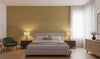 Lahana Classic Grasscloth | Phillipe Romano - bedroom room setting
