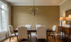 Lahana Classic Grasscloth | Phillipe Romano - dining room room setting