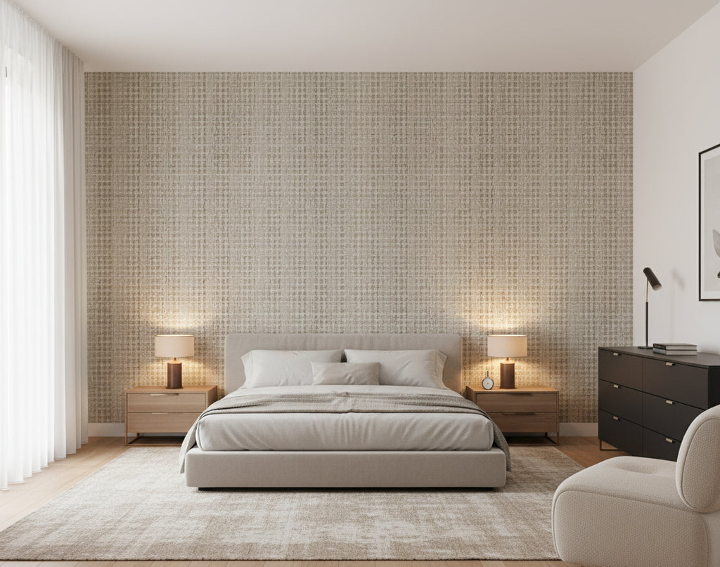 Lakeshore Grass | Phillipe Romano - bedroom room setting