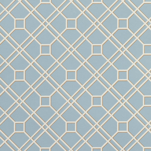 Langdale Trellis - Soft Blue - Image 1