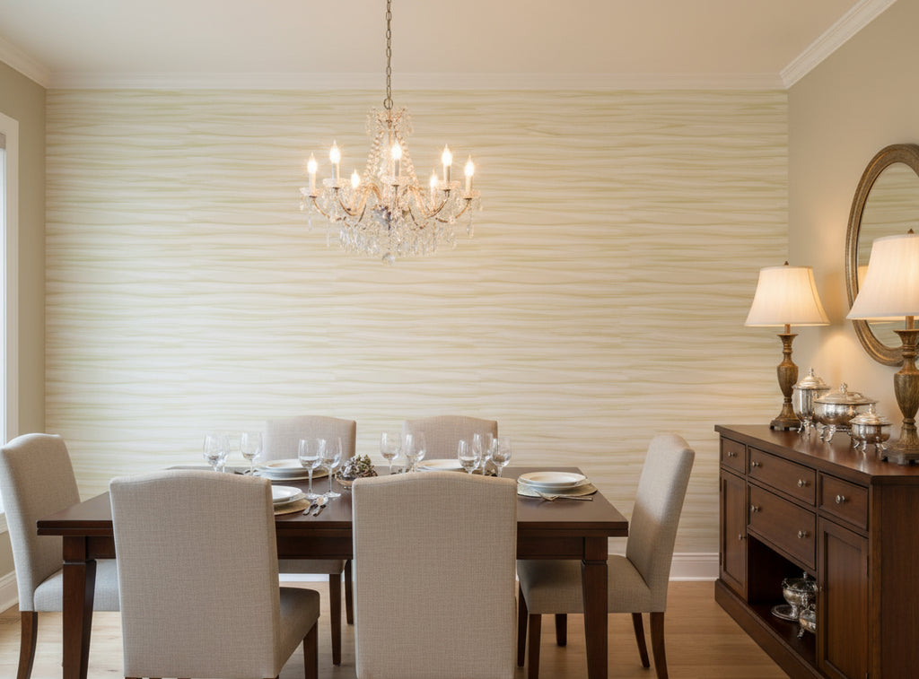 Lanvin Arpergeo Wallcovering - dining room room setting