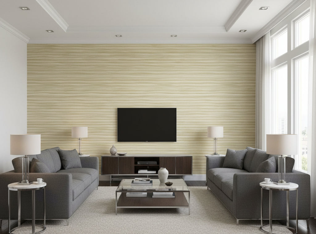 Lanvin Arpergeo Wallcovering - living room room setting