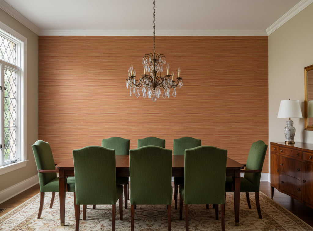 Lanvin Arpergeo Wallcovering - dining room room setting