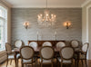 Lanvin Arpergeo Wallcovering - dining room room setting