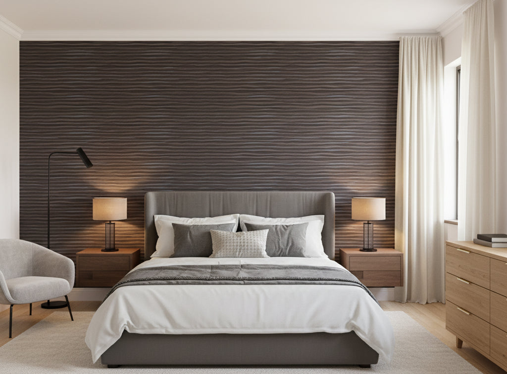 Lanvin Arpergeo Wallcovering - bedroom room setting