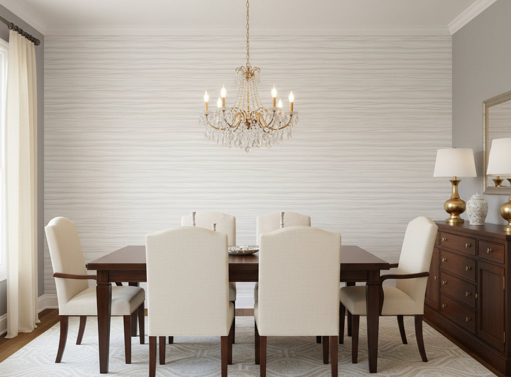 Lanvin Arpergeo Wallcovering - dining room room setting