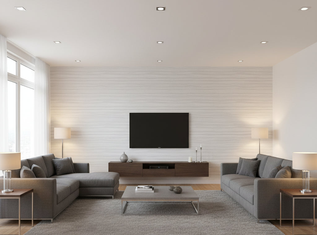 Lanvin Arpergeo Wallcovering - living room room setting