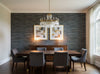 Lanvin Arpergeo Wallcovering - dining room room setting