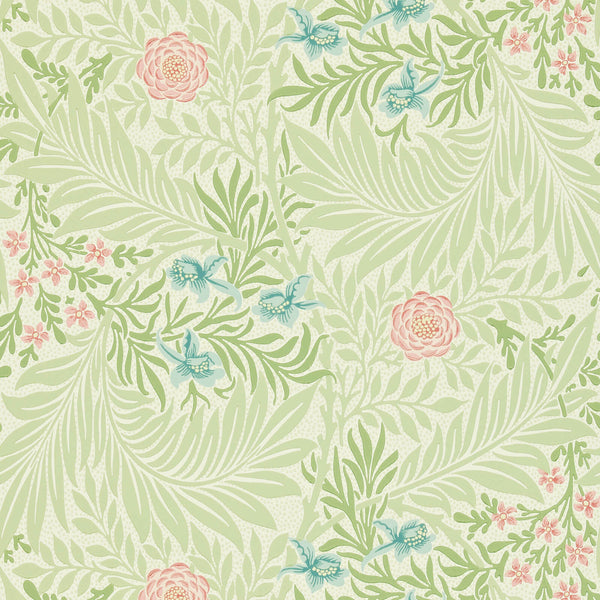 Larkspur Green/Coral | Morris & Co.