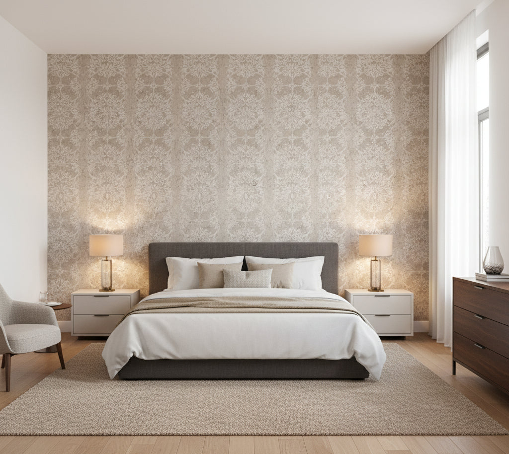 Latigo Real Cork | Phillipe Romano - bedroom room setting