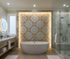 Latigo Real Cork | Phillipe Romano - bathroom room setting