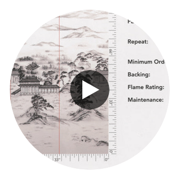 Laurel Hills - Panels | Hollywood Wallcoverings Circular Swatch | Hollywood Wallcoverings
