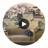 Laurel Hills - Panels | Hollywood Wallcoverings Circular Swatch | Hollywood Wallcoverings
