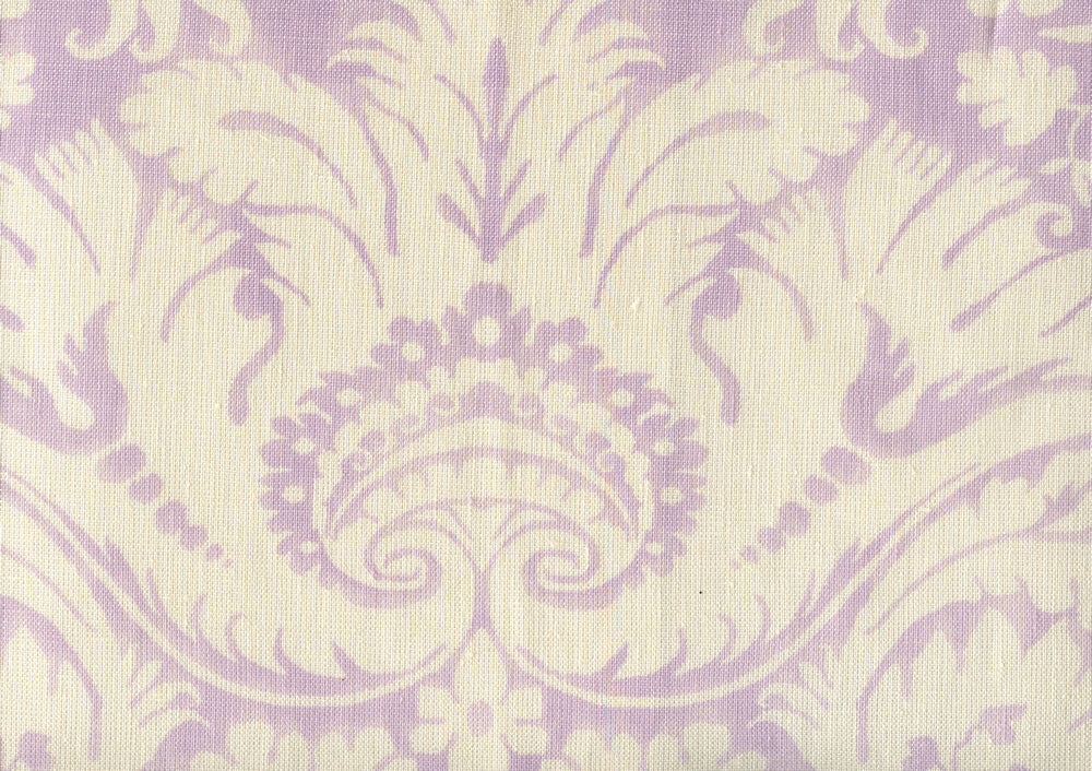 Borghese Background, Lavender on Taj Ecru