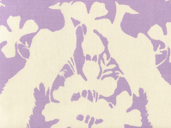 Peacock Blotch Lavender on Tint Screen Printed Fabric | China Seas