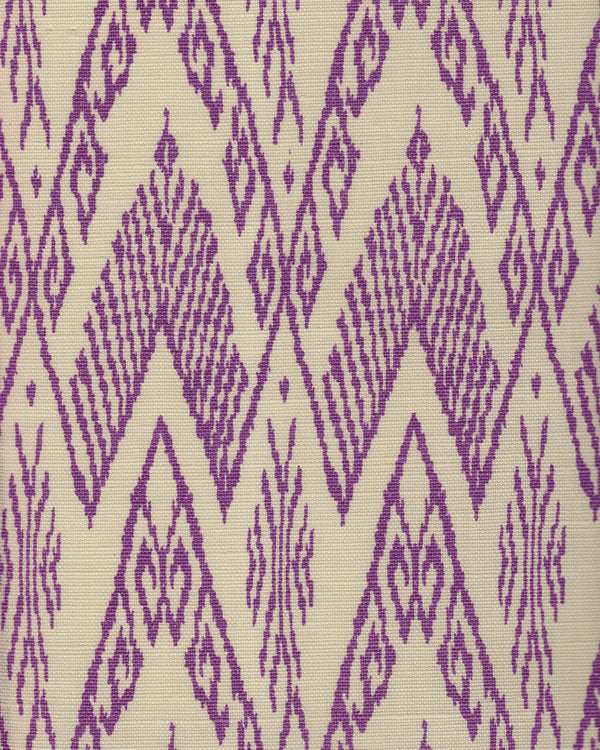 Raffles Lavender on Tint Screen Printed Fabric | China Seas
