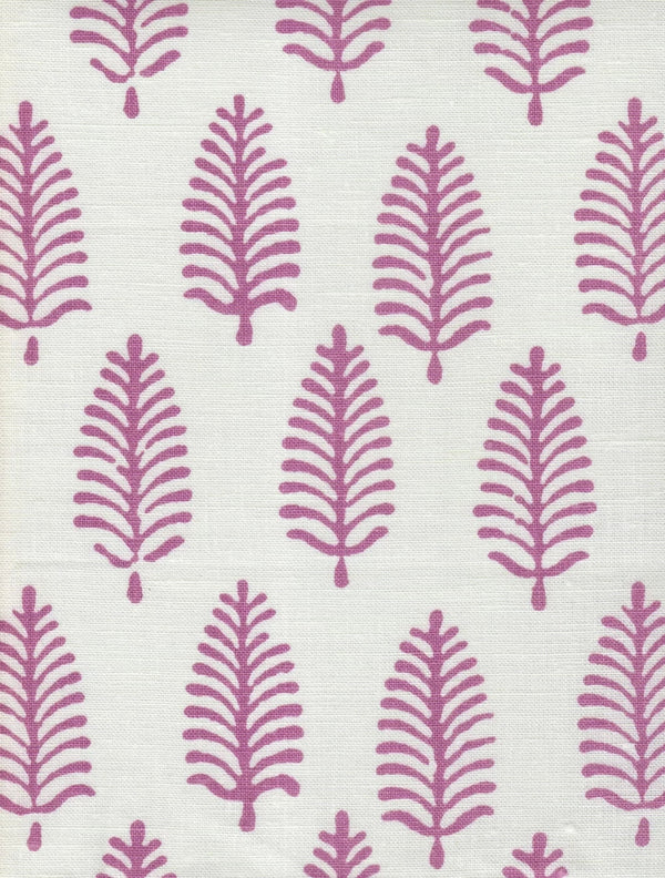 Lavender on White Wallcoverings | Home Couture