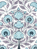 Lavender Sky Navy on Ivory