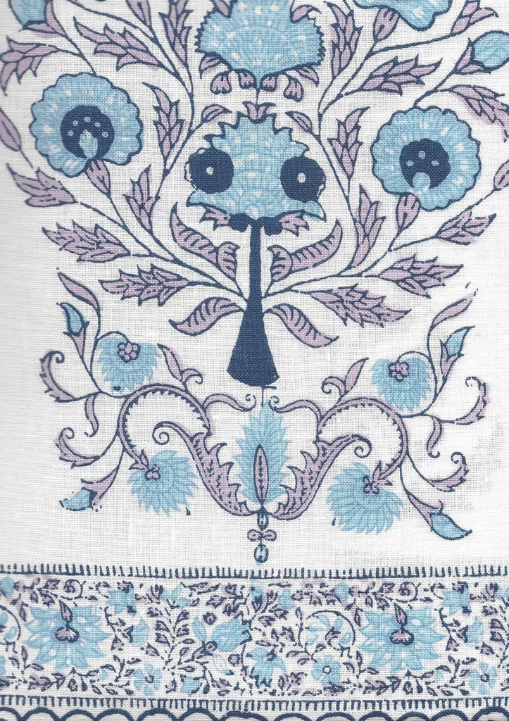 Lavender Sky Navy on Ivory