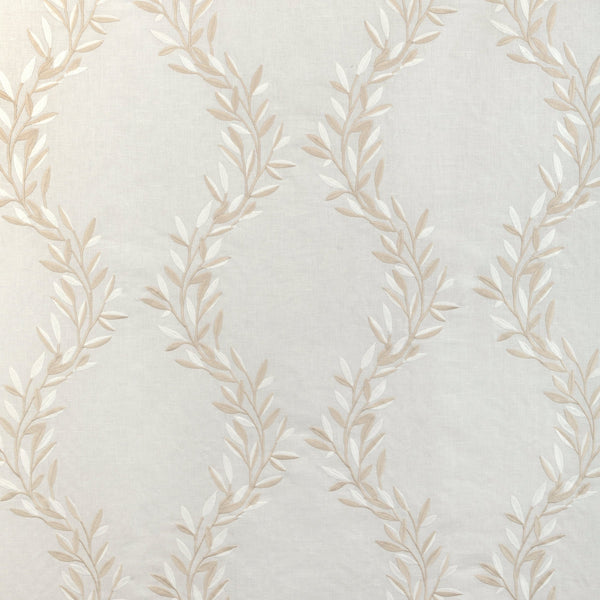 Leaf Frame, Off-White Wallcoverings | Kravet