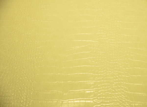 Le Embossed Croc Nuveau | Vegan Leather | Pistachio