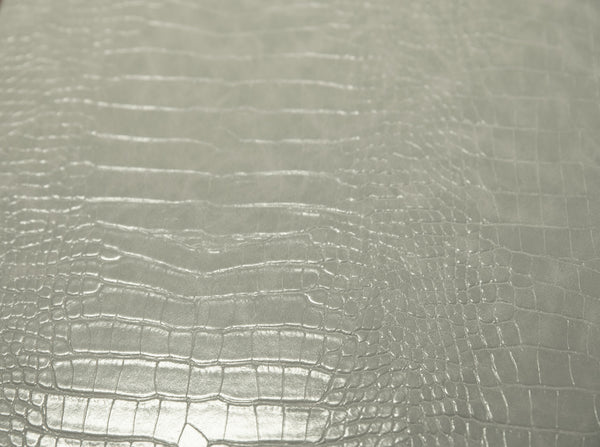 Le Embossed Croc Nuveau | Vegan Leather | Sage