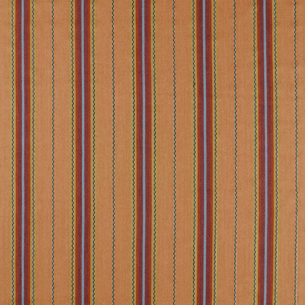Lechlade Stripe Mulberry/Apricot | Morris & Co.