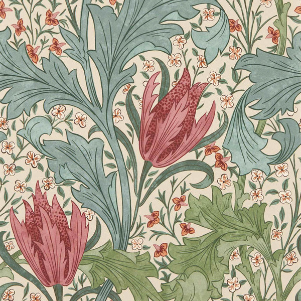 Lent Lily Plum/Bayleaf | Morris & Co.