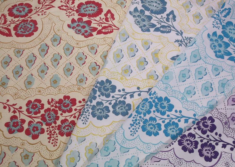 Leopardo II, Aqua Light Aqua on Cotton Sateen