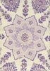 Lilac Purple on Cream