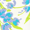 Tulips Multicolor, Lilac Turquoise Green on White