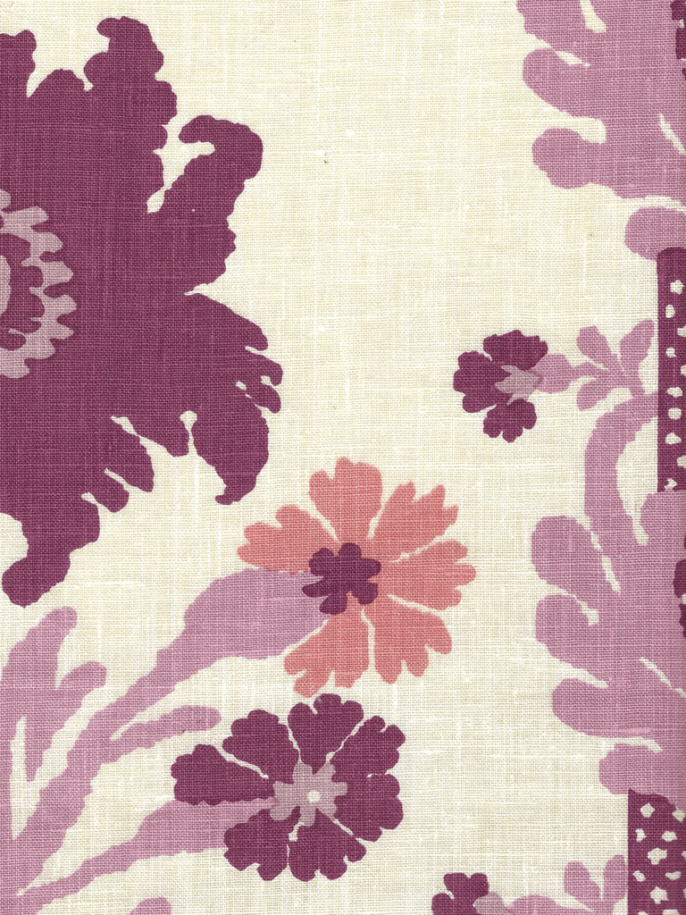 Henriot Floral, Lilacs on Ecru