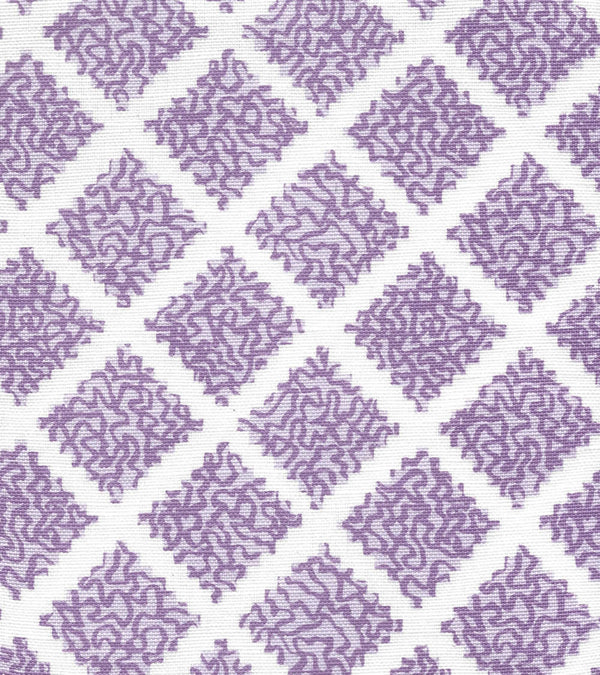Shanghai, Lilacs on White Wallcoverings | Quadrille
