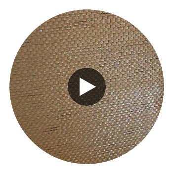 Lillian's Horizontal Grass Cloth | Phillipe Romano Circular Swatch | DW