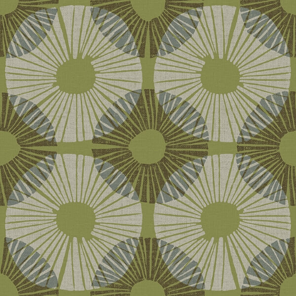 Lime Superbloom Peel and Stick Wallcovering | Jeffrey Stevens - Image 1
