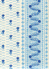 Links II, Blue New Blue on Cotton Sateen